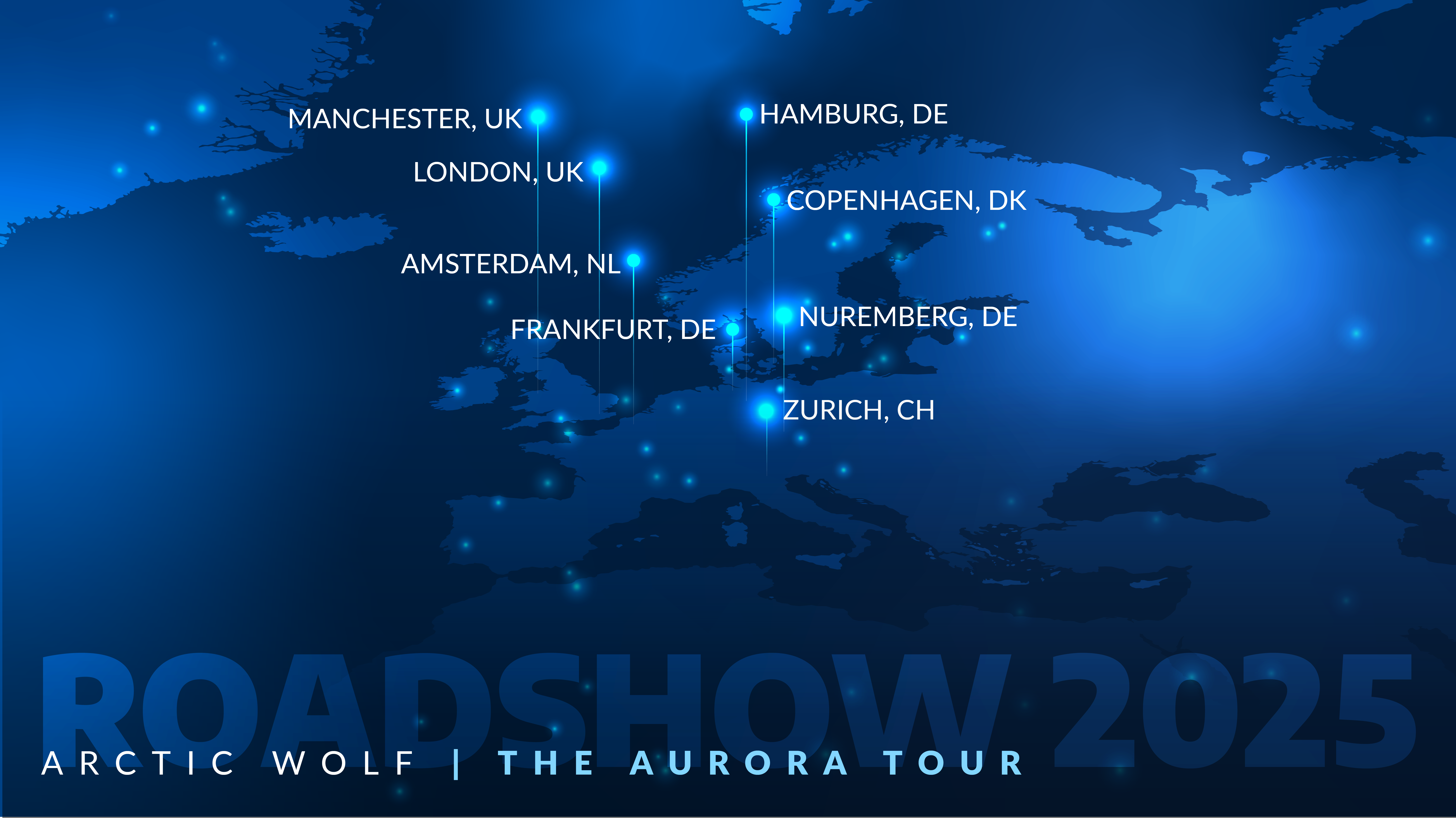 Arctic Wolf Aurora Roadshow 2025 EMEA Locations